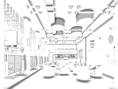 Business - Food Beverage 7-098 3D model