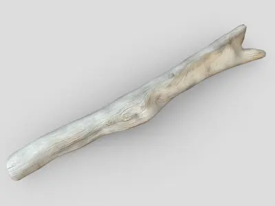 Dead Wood 5 Low-poly 3D model