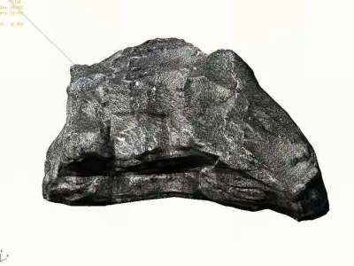 Mountain Hengshan - Small Stone 01 3D model