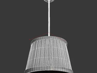 Urban electric shako hanging lighting 3D model