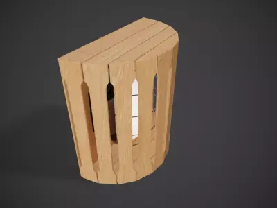 Light Fixture Low-poly 3D model purchase