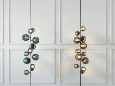 LAST NIGHT TOTEM FLOOR LAMP DESIGNED BY DAMIEN LANGLOIS-MEURINNE 3D model