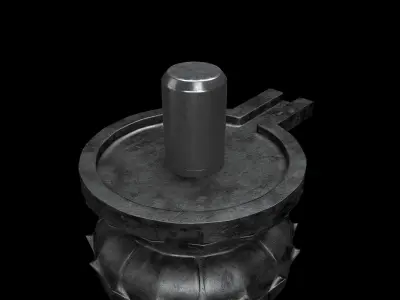 Lingam 3d model unwrapped 3D model