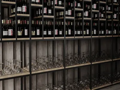 Wine Cellar - Home Furniture 02 3D model