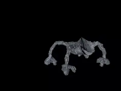stranger things 3 mind flayer 3D model
