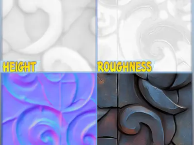 Stylized Ornaments Seamless Texture Texture