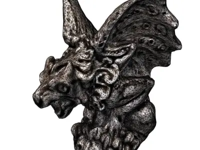 Gargoyle statue 3D model