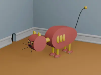 Tom and jerry Mechano 3D model