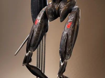 Robot Extendobot AAA Low-poly 3D model