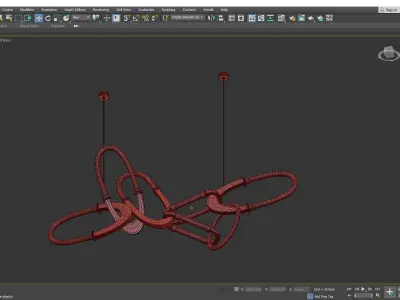 Bouchon Chandelier by Barlas Baylar Low-poly 3D model