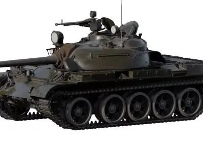 T-55A Obyekt 155A 3D model