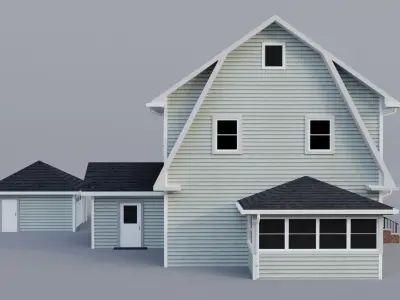 Low Poly House 26 Low-poly 3D model