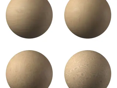 Plywood Natural 4 Textures Set 01 Texture