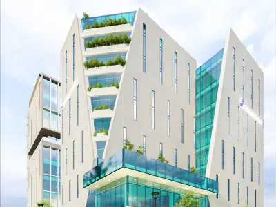Office Building - 01 3D model