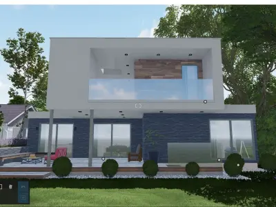 SCENE LUMION 11 AND ABOVE box house BY YOGA4ARCH  3D model