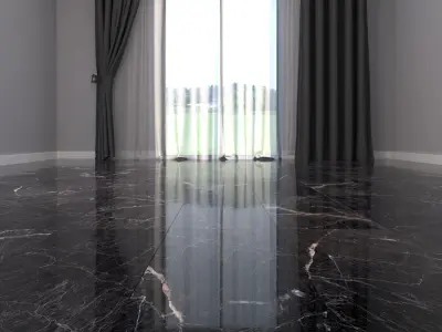 Marble Floor Java Black Set 1 Texture