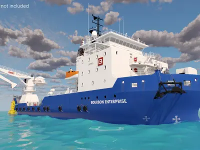  Construction Vessel and Offshore Underwater Pile Driver 