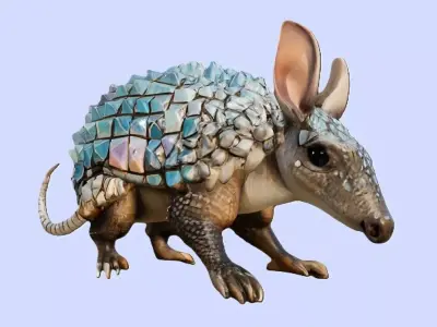 Crystal Armadillo Free 3D print model