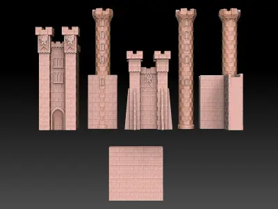 Heroes of Might and Magic 3 Castle 3D print model