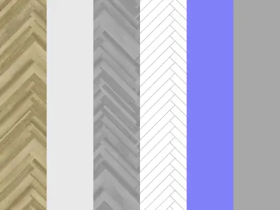 Parquet - Laminate - Wooden floor 3 in 1 3D model purchase
