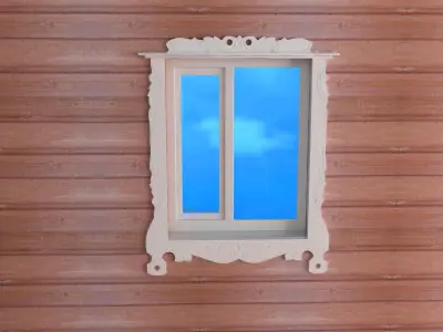 jamb on the window 3D model