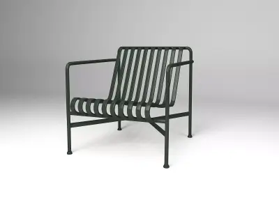 Palissade Lounge Chair Low 3D model