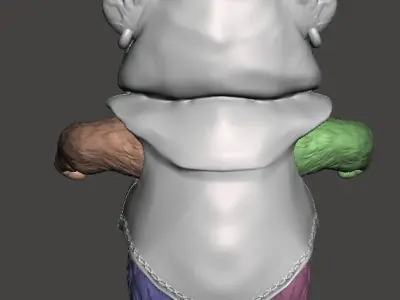 STL File 3D Ewoks Aunt Bozzie 3D print model 3D print model  3D print model