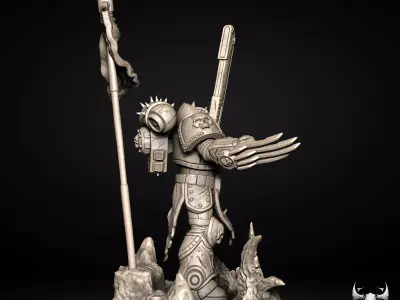 Space Warrior 3D print model