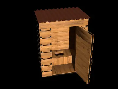 WC Outdoor 3D model