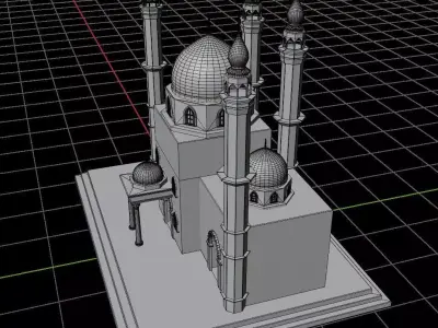 Traditional Masjid  Free 3D model