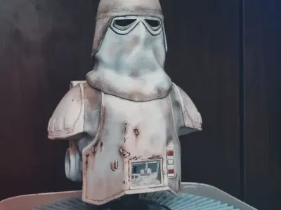 snowtrooper bust 3D print model