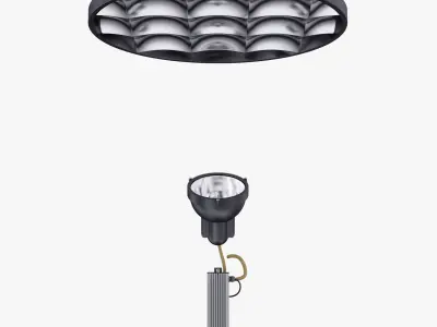 Floodlight and Indirect Reflector v 1 3D model
