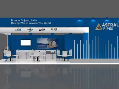 10 mtr x 6 mtr  Exhibition Stand  Free 3D print model