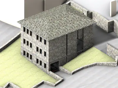 Stone House 3D model