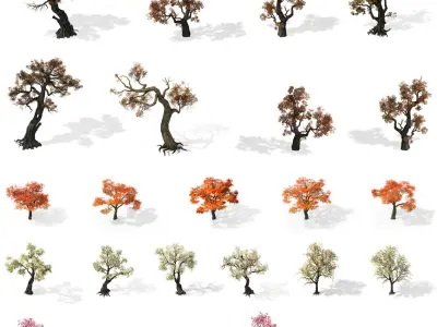 110 Different Nature Environment Game Assets Texture