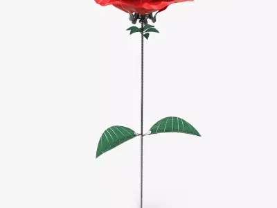 Mechanical Rose 3D model