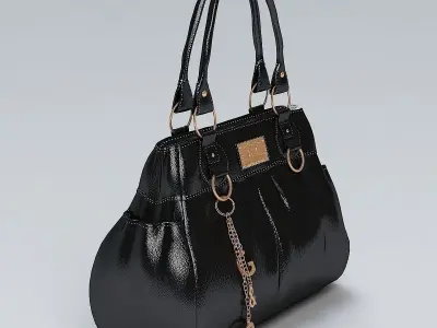 Ladies Hand Bag 02 3D model