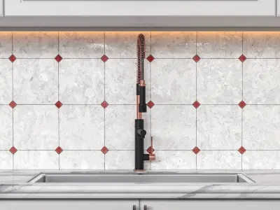 kitchen set 01 3D model