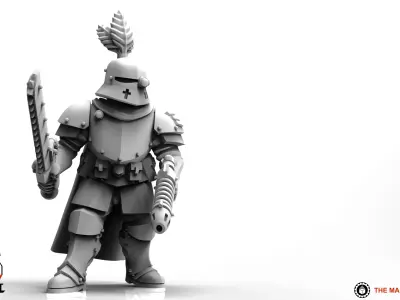 Feudal Guard - Sergeant Builder 3D print model