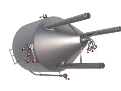 Brewery Fermentation Tank 3D model