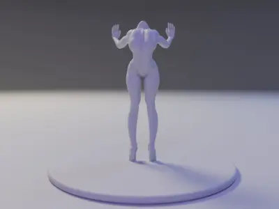 bronze ballerina 3D print model