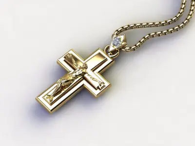 Jesus Christ Pendant  3D print model
