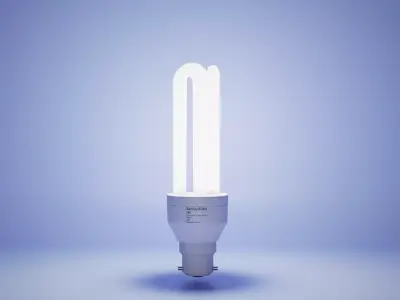 Illuminate Smarter High-Quality CFL Bulbs light Free 3D model