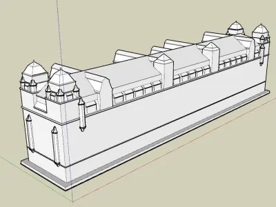 Havnelager 3D  Free low-poly 3D model