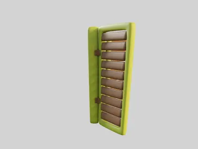 Cartoon Window 19b 3D model