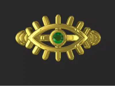  eye rings 3D print model