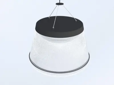 Fibre Ceiling Light 3D model
