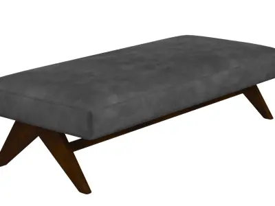 Pierre Jeanneret Daybed 3D model