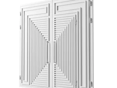 Gate black loft 3D model