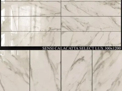 ABK Sensi Calacatta Select Lux 300x1200 3D model